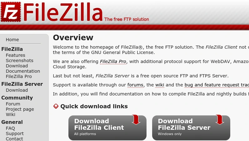 filezilla